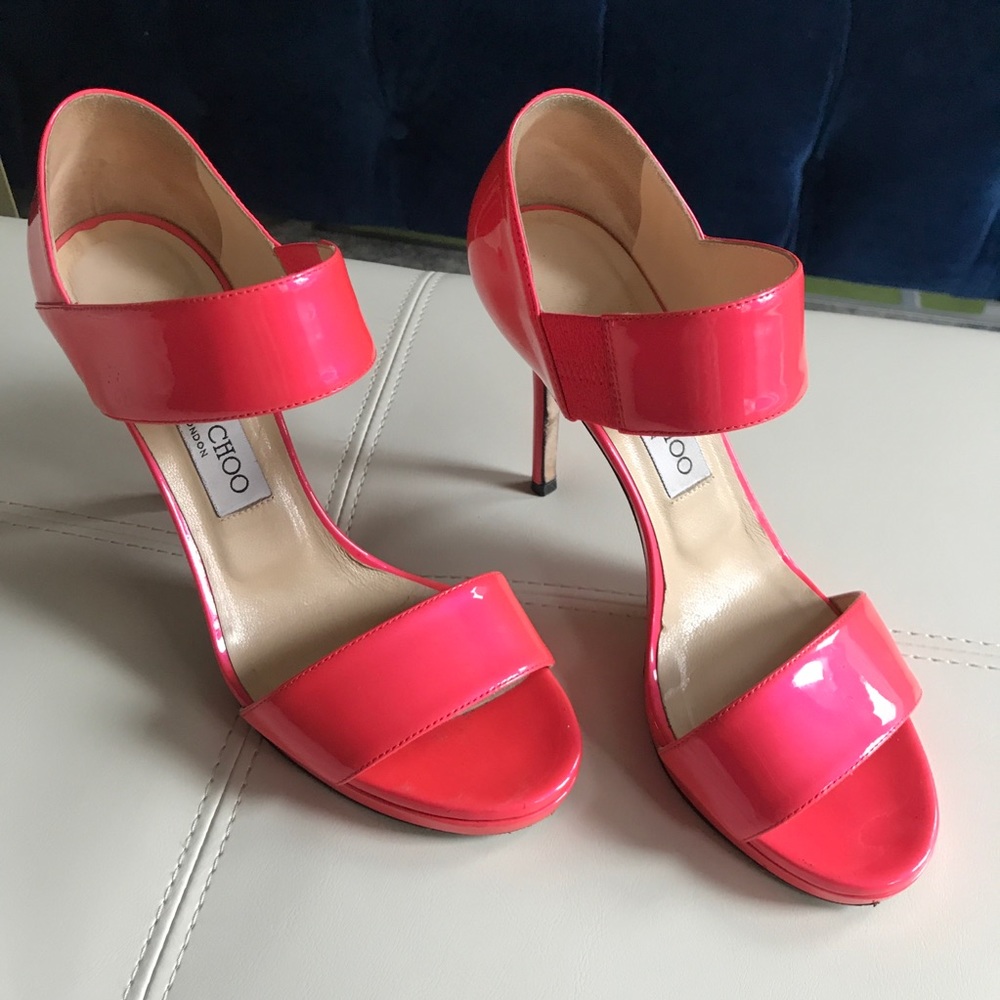Jimmy Choo Hot Pink Heels